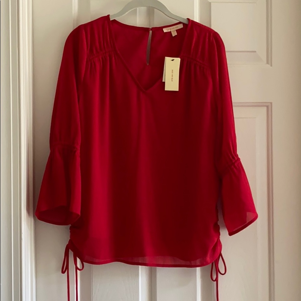 Skies Are Blue 3/4 sleeve blouse